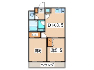 すみれマンションの物件間取画像